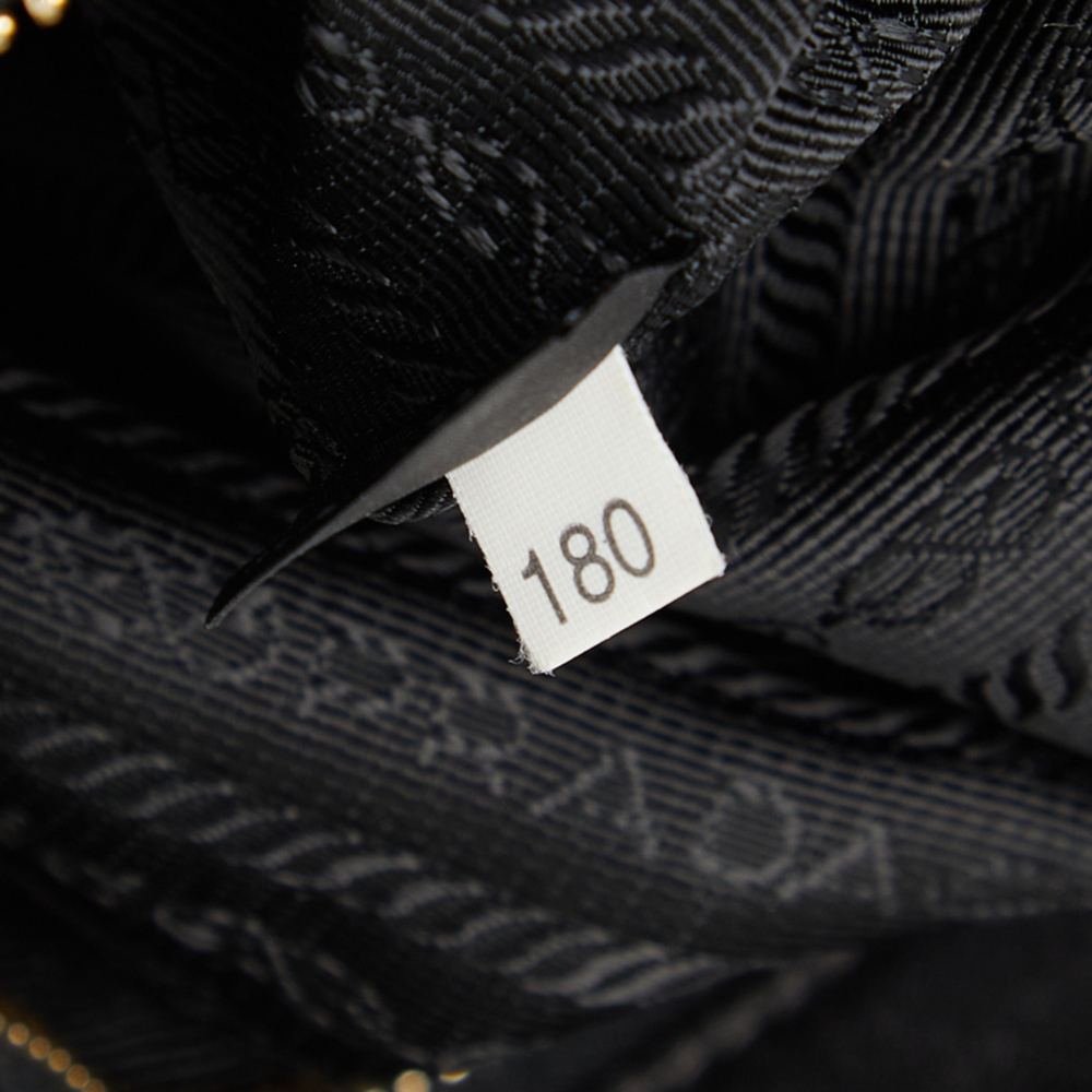 PRADA Black Leather Shoulder Bag - Picture 13 of 14